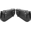 GZM COPPIA SET 2 BORSE BISACCE LATERALI IN VERA PELLE TRIANGOLARI PORTA ATTREZZI DOCUMENTI TELAIO LATO DESTRO E LATO SINISTRO X MOTO YAMAHA XV-950 RACER | XV950R XV-950 | XV 950 XV-950-R XV-1100 VIRAGO