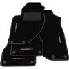 Generico Tappetini compatibili con Alfa Romeo 166 1998-2003, bandiera Italia, kit tappetini auto personalizzati, set tappeti in moquette, tappeto auto