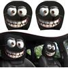 Generic Copri poggiatesta per auto, divertenti coprisedili per auto a cartone animato, 2 pezzi di divertenti coprisedili per poggiatesta per auto, stampa su entrambi i lati, per la decorazione del poggiatesta