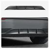 Ywooon per Tesla Model Y 2025+ Juniper Auto Paraurti Posteriore Labbro Diffusore, ABS Corpo Paraurti Protezione Diffusore Labbro Inferiore Posteriore Accessori (Nero Opaco) Not fit 2026 Standard