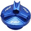 JSTVCUI Scarico Dell'olio Coperchio Tappo Motore PER Ya&maha YZF-R1 1998 2012 1999 2000 2002 2003 2004 2005 2006 2007 2008 Tappo Di Copertura Del Serbatoio Dell'olio Del Motore Della Motocicletta Vite