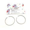 MOTORPARTS Coppia Fasce Elastiche Segmenti 2 X 1,2 Gruppo Termico Dr 65 cc Pistone 43 Ciclomotore Ciao Si Bravo Boxer Grillo Boss Cba Eco
