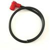RMS S.P.A. KIT PIPETTA PIPA CANDELA ROSSA SILICONICA ANTI ACQUA + 50 CM CAVO CANDELA PER CICLOMOTORI SCOOTER CIAO SI BRAVO BOXER VARIE APPLICAZIONI UNIVERSALE