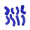 NYSAASDST Kit Tubo Flessibile In Silicone Intercooler Per Abarth Per 500 595 695 1.4L T-JET Per Garrett 1446 Turbo Boost Tubo Di Ricambio Tubo Aspirazione Aria(Blu)