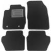 ASC Tappetini Auto Compatibili con Ford Fiesta VI 2011-2017, Attacco Tondo, Moquette, Bordo Antiscivolo, Battitacco in Gomma/PVC