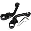 TCMT 1-1/4 32mm nero lucido ad angolo lungo regolabile autostrada Kit di montaggio adatto per Harley Touring Road King Street Glide Road Electra Glide Softail Sportster Dyna