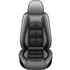 JTYQWD Coprisedili Auto 1 Coprisedile Per Auto A Copertura Totale 3D Per VW Per Golf Per Passat Per B5 B6 B7 B8 Per CC Per Touran Accessori Per Coprisedili Anteriori(Black Gray)
