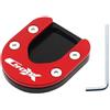 Generico YHBH Supporto Per Cavalletto Laterale In Alluminio Per BMW C400X C400GT, Piastra Di Supporto Allargata Alluminio Estensione Piede(Rosso 2)
