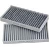 NEGRO 2PCS Filtro Aria Abitacolo Condizionatore Misura for Great Wall, FENGJUN 5 Pickup WINGLE 6 CC1031 Steed 7 EV Accessori Auto 8104400XP24BA Filtro aria abitacolo