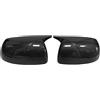 Sovxbgw Retrovisori laterali Per Kia Per Picanto 2012-2025 2x Adesivi Specchietto Retrovisore Copertura Ala Tappo Esterno Custodia Accessori Calotte Bopri Specchietti(No Light Carbon)
