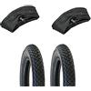 MG Kit Coppia Gomme Pneumatici Con Coppia Di Camera d'aria Vee Rubber 3.50 x 10 Piaggio Vespa, Ape, Px, Cosa, T5