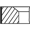 MAHLE Kit fasce elastiche 02198V0 | Compatibile con: RENAULT CLIO I, MEGANE I, MEGANE I Cabriolet, MEGANE I Coach, SPORT SPIDER