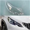 WEFOLEN Per Peugeot 2008 2014-2018 Copertura Del Faro Dell'automobile Maschera Del Guscio Del Faro Lente Trasparente Lampshdade Copri Faro Lente(Right side)