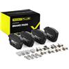 RIDEX PLUS 402B1704P Kit pastiglie freni Posteriore con accessori con bulloni pinza freno Compatibilità con MERCEDES-BENZ Classe A W177