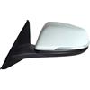 KeYJeY Retrovisore Per BMW X2 2020-2023 Riscaldamento Automatico Specchio LED Indicatori Direzione Assy Lato Esterno Dell'auto Gruppo Specchietto Retrovisore Specchietto Esterno(Bianco,Sinistra)