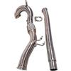 ESCAPES COSTA Tubo di scarico compatibile con Audi S3 8V / Acciaio inossidabile / 7,6 cm