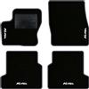 QUEMAR Tappetini Auto compatibili con Ford Kuga II 2013-2019 / Kit Tappeti in Moquette e Gomma su Misura (Set 2 Anteriori + 2 Posteriori) / Ricami e Colori Personalizzati (4 Ricami, Bordo Antracite)