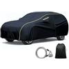 Generico Copertura Auto Esterno Impermeabile Per Porsche Cayenne SUV 2002-2006 Telo Copriauto Invernale丨Protezione Dal Sole E Dalla Polvere Con borsa portaoggetti & borsa a specchio sf5
