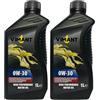 VIMANT Olio Motore Auto SAE 0W-30, 2 Litri, 2x1L, 100% Sintetico, API SN/CF, ACEA C2/C3 A5/B5, MADE IN ITALY