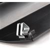 SageFurned Copertura per foro del gancio di traino per paraurti posteriore per BMW X3 E83 2007-2011, ricambio esterno in plastica nera 51123416243, adatto diretto per apertura gancio di traino