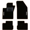 QUEMAR Tappetini Auto per Tipo dal 2015, Bordo Beige, 2 Ricami | Kit Tappeti Moquette e Gomma su Misura / Set 2 Anteriori + 2 Posteriori / Ricami e Colori Personalizzati / Antiscivolo