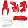 STI Carenatura Pit Bike Carena Pitbike Moto Apollo 110 Rossa/Bianca