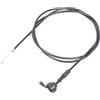 Teknix - Cavo di blocco sella per scooter Yamaha 50 Aerox 2002-2012, 166 cm/160 cm