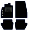 QUEMAR Tappetini Auto compatibili con Ford Puma dal 2019 anche Hybrid/Kit Tappeti Moquette e Gomma su Misura (Set 2 Anteriori + 2 Poster.)/ Ricami e Colori Personalizzati (Bordo Blu, 1 Ricamo)