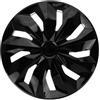 BESTYASH Copricerchi Auto 14 Pollici Nero in Pp, Copertura Cerchi Elegante
