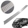 Chromemaster | Protezione paraurti Posteriore | Compatibile con Opel Vivaro 2001-2014 | Acciaio inossidabile INOX spazzolato, Argento opaco | Protezione paraurti protegge la vernice del paraurti