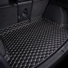 BBASDF Tappetino in pelle per bagagliaio auto per Honda HR-V HRV III 2021 2022 2023 2024, su Misura Vasca Baule Tappeto,AntiGraffio Antiscivolo Protezione Accessori,Black