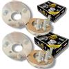 IGP IL GOMMISTA PROFESSIONISTA IGP 4 Distanziali Ruote 12 + 12 mm Compatibili Con Smart 3 fori + Bulloni in acciaio Fortwo 450 Roadster 452 Fortwo 451 452 Brabus
