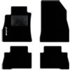 QUEMAR Tappetini Auto compatibili con Nissan Juke I 2010-2019 / Kit Tappeti Moquette e Gomma su Misura (Set 2 Anteriori + 2 Posteriori) / Ricami e Colori Personalizzati (Bordo Antracite, 1 Ricamo)