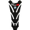 Tankpad ADESIVI PARASERBATOIO TANKPAD RESINATO EFFETTO 3D - ADESIVI-STICKER 3D compatible ,,BMW K1300R nero carbonio, SLIM 19,5x9cm ,,