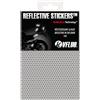 VFLUO 3M REFLECTIVE COLORS, Feuille rétro réfléchissant à découper pour casque moto, scooter, vélo, multi-usage, SOLAS GRADE, 20 x 30 cm, Gris