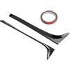 Baceyong 2 x coperture per parafanghi laterali per spoiler posteriore, compatibili con V-VV Golf 7 7.5 MK7 MK7.5 2014-2018 (versione 1.2T 1.6T), nero lucido