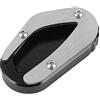 Bnineteenteam Imbottitura Cavalletto Laterale Piastra Cavalletto, Cavalletto Laterale Moto Ingrandisci Imbottitura Estensione Cavalletto Adatta per Bonneville T100 / T120 (Titanio)