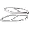 TKSE Copri Tubo di Scarico, 1 Paio di Copri Tubo di Scarico per Terminale di Scarico per Mercedes Benz GLC Classe C E C207 Coupe 14-17(D'argento)