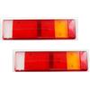 Generico COPPIA GEMMA PLASTICA FANALE POSTERIORE SX DX ADATTO A IVECO SCANIA DAF MAN 7 LUCI