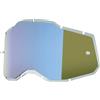 100% MÁSCARAS RC2/AC2/ST2 PLUS Sostituzione - Lente a specchio iniettata blu