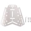 Fabater Portapacchi posteriore per Zontes 310M 350D X310 350X 368D 368M, portapacchi in acciaio inox, supporto per il carico posteriore, staffa di supporto del bauletto di ricambio