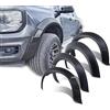 JHCHAN Parafanghi Estensione parafango per Ford Ranger XL XLT T9 2023-2024-2025 Parafanghi Accessori da 5 pollici Estensione passaruota