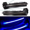 Kakulkomen 2 pezzi Indicatore LED sequenziale di direzione luce dinamica Compatibile con Audi A3 8V S3 RS3 2013 2014 2015 2016 2018 2019 2020 (Gialla-blu)