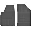 edecor Tappetini in gomma per auto per Alfa Romeo 147, anno di costruzione 2000 - 2010, tappetini anteriori per conducente e passeggero P_C