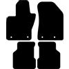 Kovvar Tappetini per Auto in Gomma Duogrip adatti per Jeep Compass 2017-2025 - Versione: Compass - Serie: DuoGrip Gomma