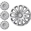 W-Parts SERIE 4 BORCHIE - 4 COPRICERCHI COPPE RUOTA 15 PER FORD FOCUS 08-> TIPO B