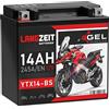 LANGZEIT Batterien LANGZEIT YTX14-BS batteria moto 12V 14Ah YTX14-4 CTX14-BS GTX14-BS senza manutenzione