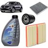OP Kit tagliando 3 filtri + 4L olio Q8 0W20 per Volkswagen T-Roc 1.0 TSI 2017+