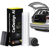 CarDesign AI Protezione paraurti adatto per Audi A3 8Y Sportback 2020-2027 & S3/RS3 (5 porte, compatta): pellicola protettiva per vernice e protezione antigraffio per bagagliaio (trasparente)