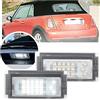 Newsun NSLUMO - Lampadine LED per illuminazione targa, 3582 SMD con Canbus 6000 K allo xeno bianco freddo per Mini Coo.per R50/R52/R53 2 pezzi